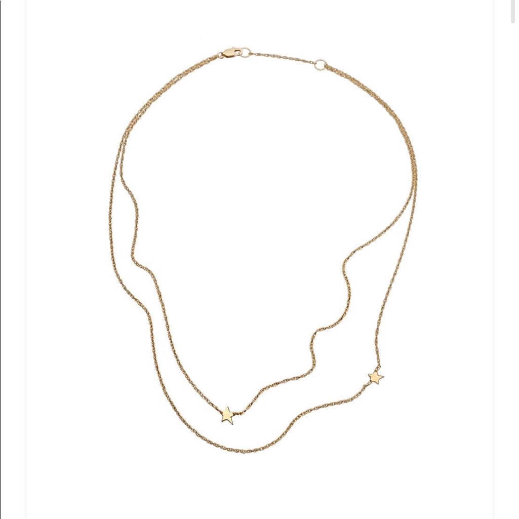 Nwt Jennifer Zeuner Gold Necklace